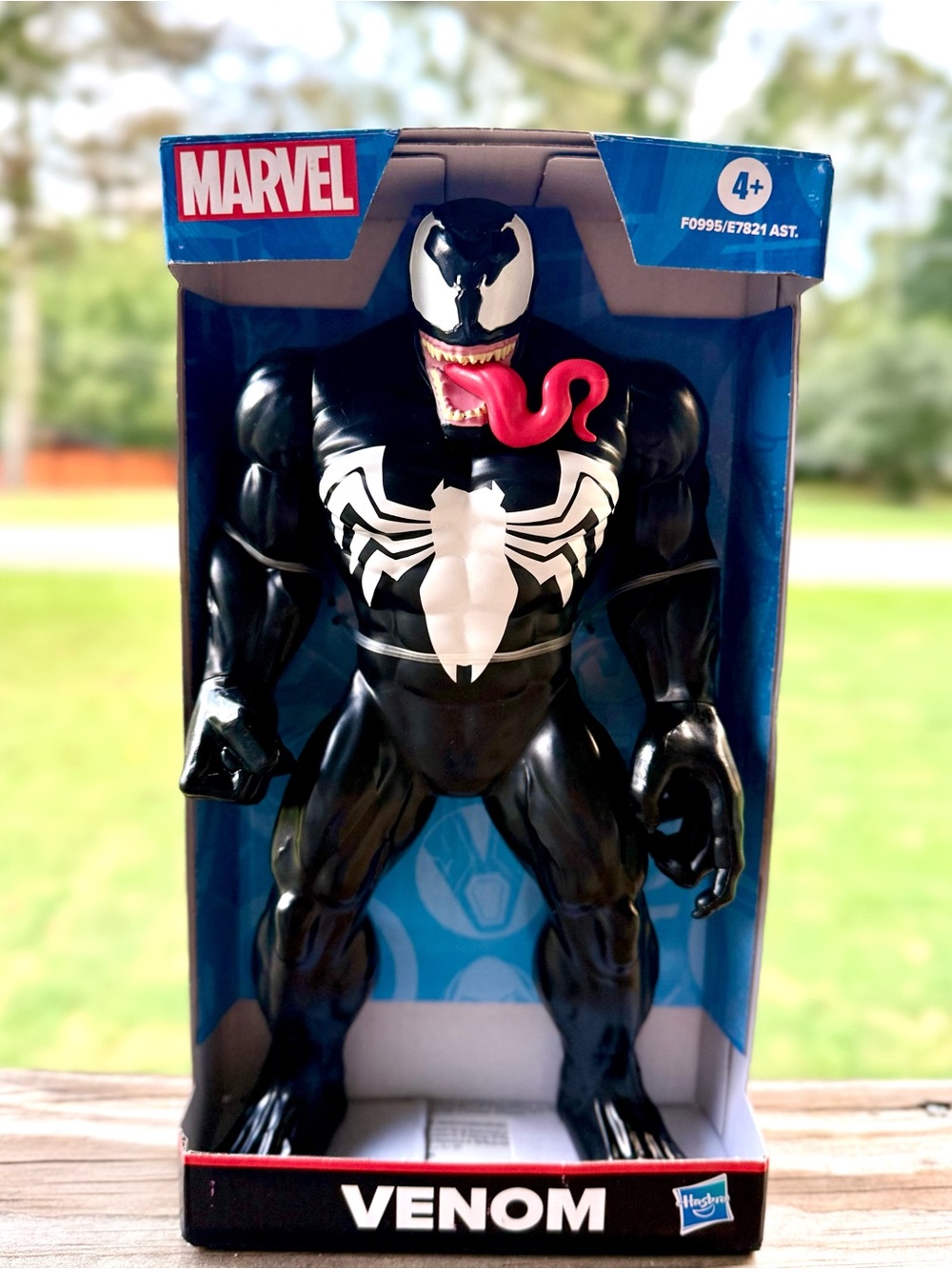 Marvel Venom Figure - Black with White & Red Details